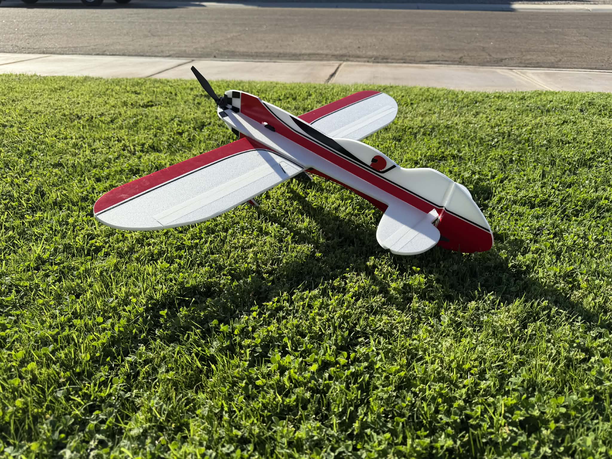 Picture of a GeeBeeR3 from the rear 